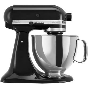 KitchenAid Artisan Series 5-Quart Tilt-Head Stand Mixer in Onyx Black - KSM150PSOB