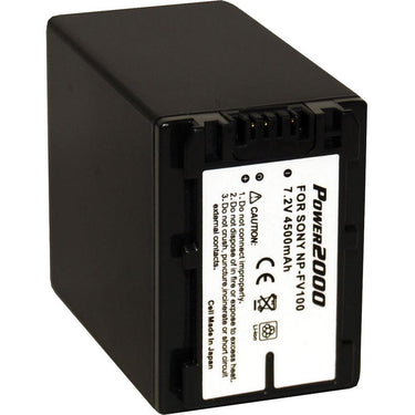 Vidpro NP-FV100 4500mAh Battery for Sony cx160,cx360,cx560,cx110 & Similar Camcorders