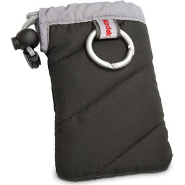 Kodak Gear Black Jacket Case w/ Carabiner (Measures 4.5" X 2.8" X 0.8")