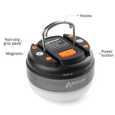 Wagan LED Brite-Nite Dome Lantern Flashlight for Camping, Hiking and Emergencies