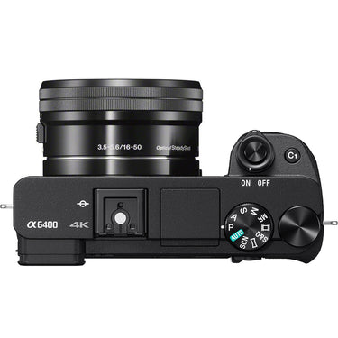 Sony a6400 4K Mirrorless Camera ILCE-6400L/B 16-50mm + 55-210mm 2 Lens Pro Case Kit