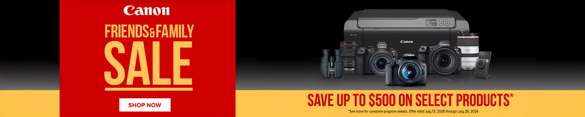 Canon Father's Day savings