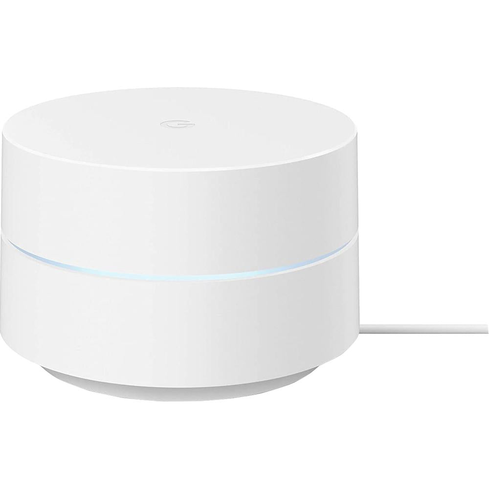 Router Mesh Google WiFi GJ2CQ (GA02430-US), Dual-Band AC1200, Unità Di Ricambio Usata, SENZA Cavo Alimentazione, Segni Di Usura