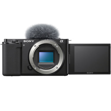 Sony ZV-E10 Mirrorless Alpha APS-C Vlog Camera Body + 16-50mm Zoom Lens Black Bundle