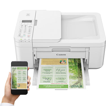 Canon PIXMA TR4720 Wireless All-in-One Printer (White) - 5074C022AA