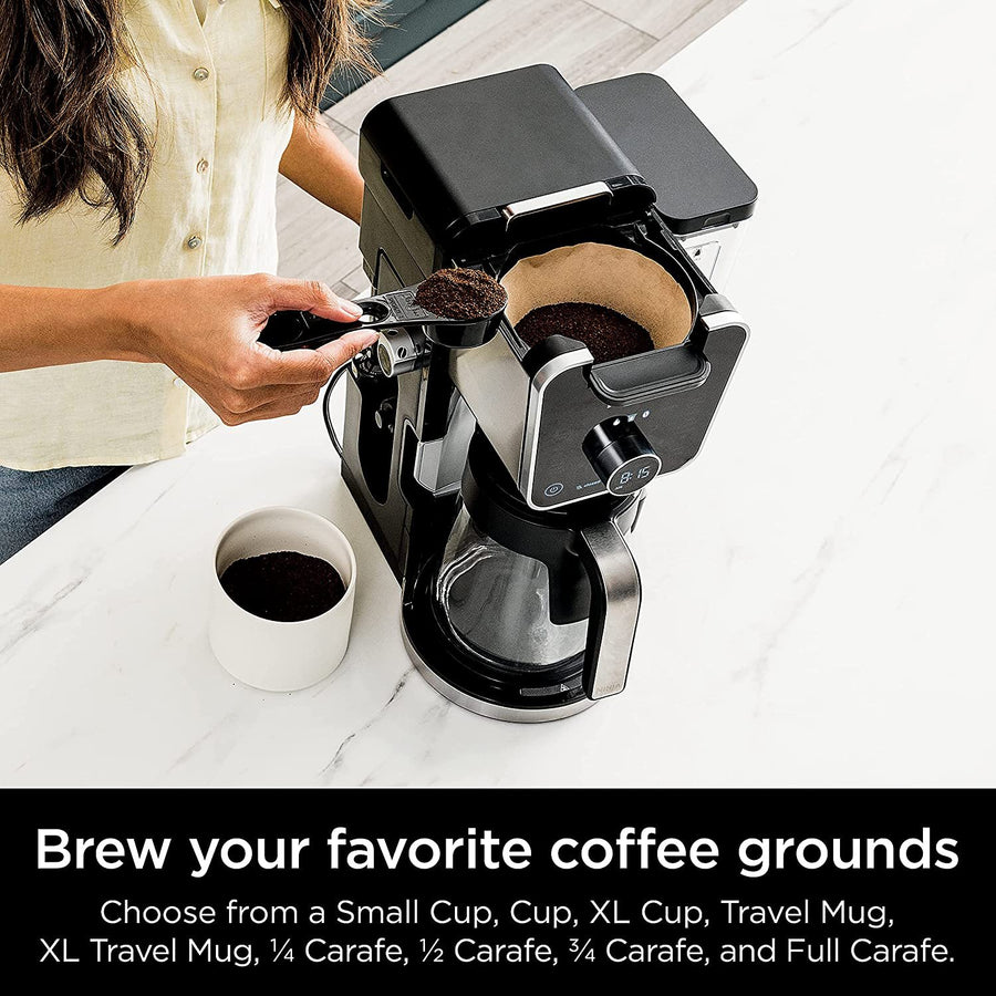 Ninja DualBrew Pro Specialty 12-Cup Drip Coffee Maker (Factory Refurbished)