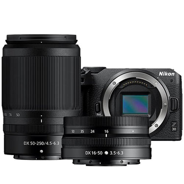 Nikon Z 30 Mirrorless Camera with 2 Lens Kit Z DX 16-50mm VR & 50-250mm VR 1743