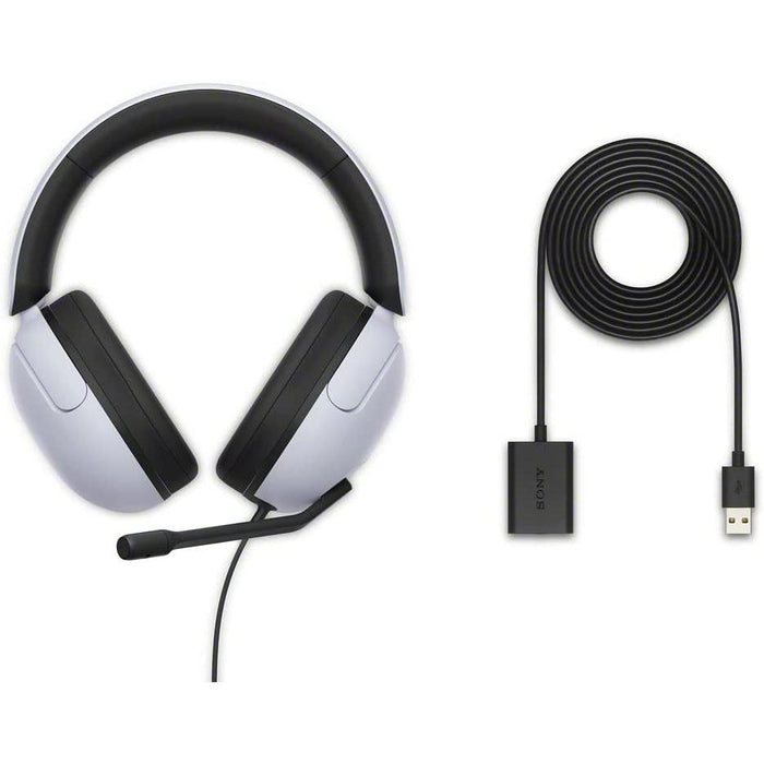 Sony INZONE H3 Wired Gaming Headset, White - MDRG300/W