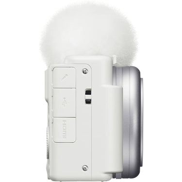 Sony ZV-1F Vlog Camera for Content Creators and Vloggers - White ZV-1F/W