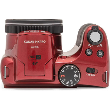 Kodak PIXPRO Astro Zoom AZ255-RD 16MP Digital Camera, 25X Optical Zoom, Red