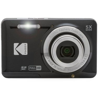 Kodak PIXPRO FZ55 Digital Camera Black with Lexar 64GB Memory Card
