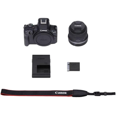 Canon EOS R50 Mirrorless Camera with RF-S 18-45mm F4.5-6.3 IS STM Lens -Black 5811C012