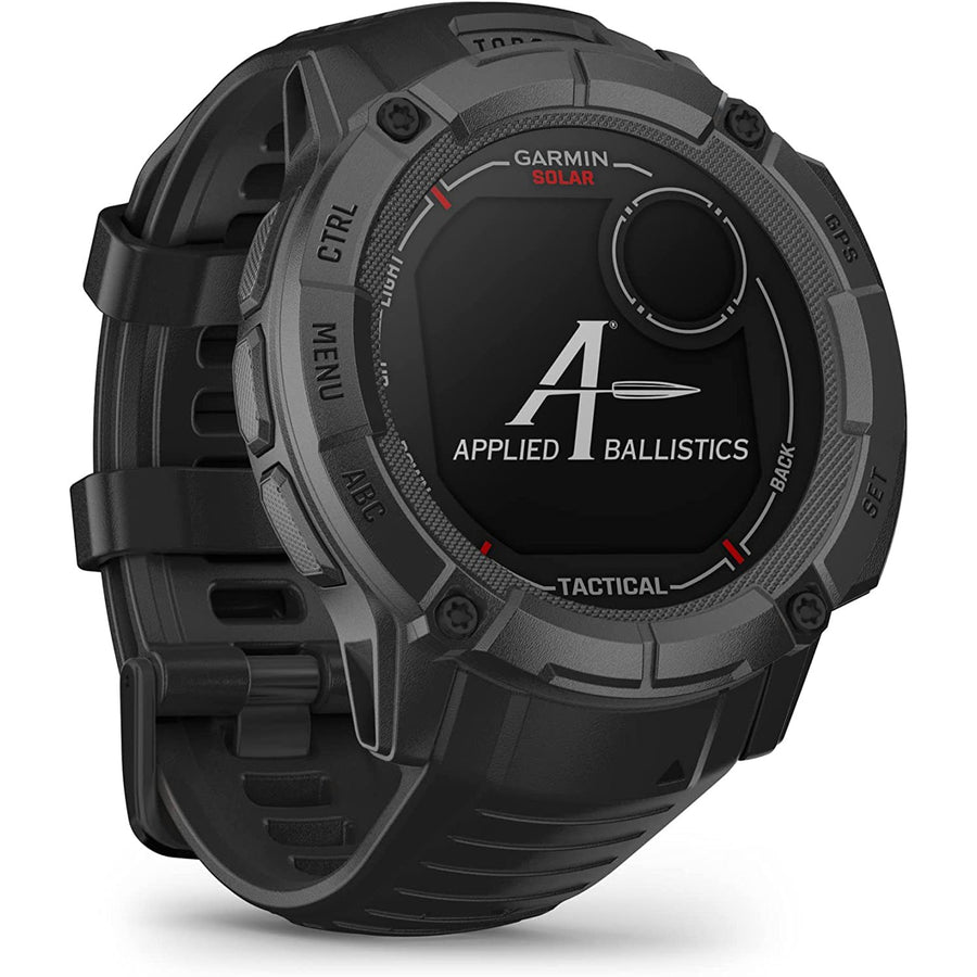 Garmin Instinct 2X Solar Rugged GPS Smartwatch, Tactical Edition, Black