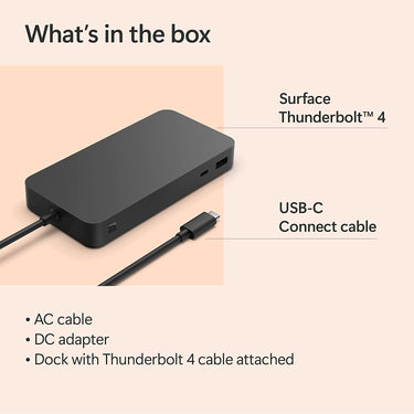 Microsoft Surface Thunderbolt Dock High-Speed Docking Station - T8H-00001