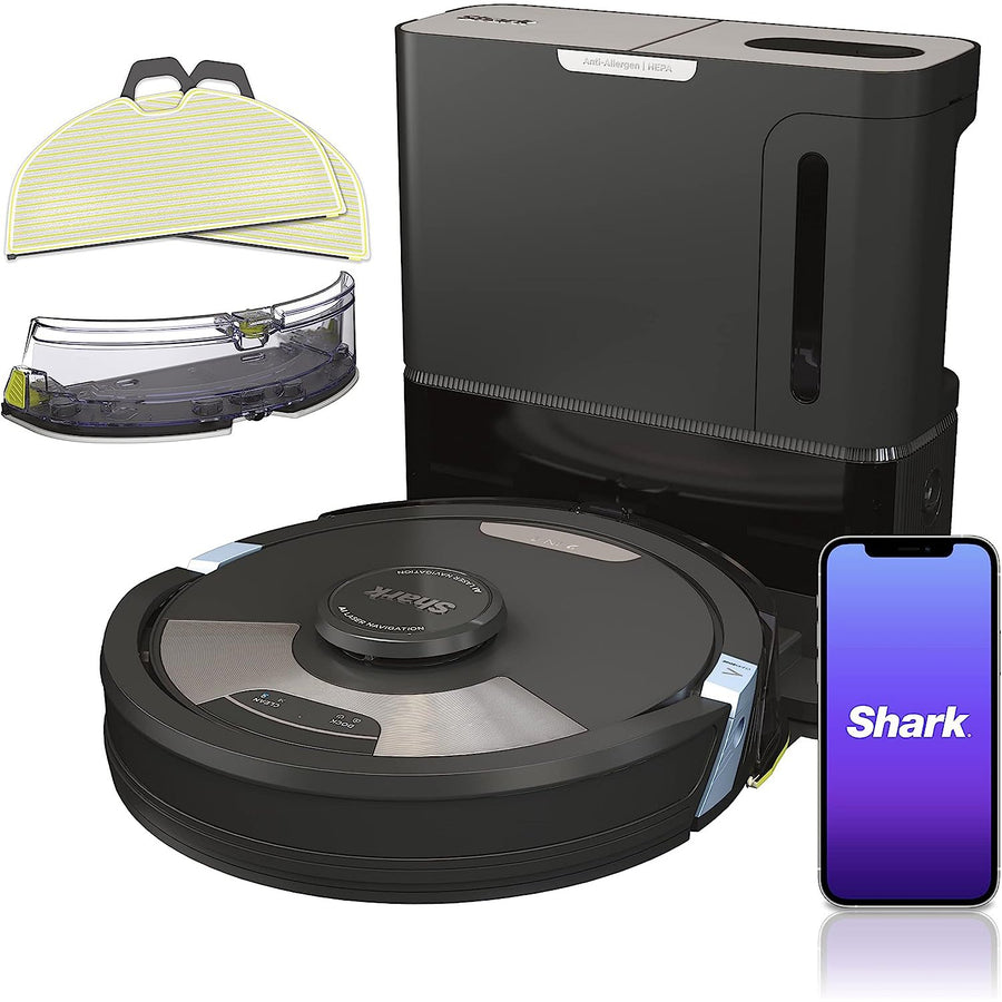 Shark AI Ultra 2-in-1 Robot Vacuum / Mop & XL Self-Emptying HEPA Base, Refurbished