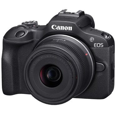 Canon EOS R100 Mirrorless Camera with RF-S 18-45mm F4.5-6.3 IS STM Lens Kit Pro Bundle