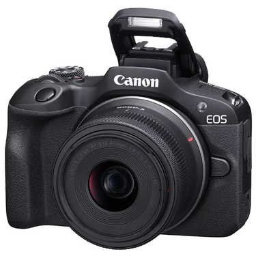Canon EOS R100 Mirrorless Camera with RF-S 18-45mm F4.5-6.3 IS STM Lens Kit Pro Bundle