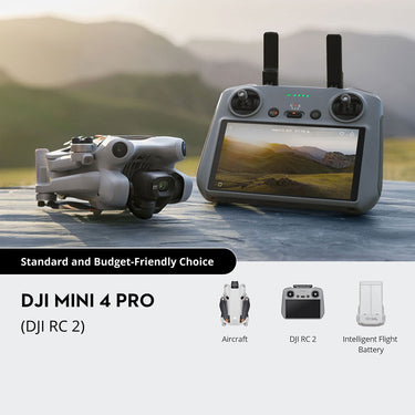 DJI Mini 4 Pro 4K HDR Folding Drone with RC 2 Remote Kit Open Box