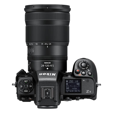 Nikon Z8 Full Frame FX Mirrorless 8K Camera Body + 24-120mm F4 S Lens Kit 1698 Bundle