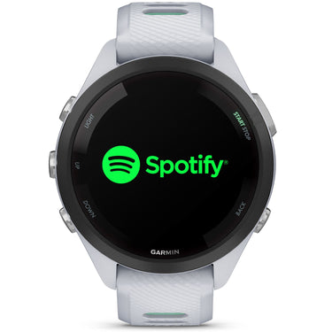 Garmin Forerunner 265S GPS Smartwatch, Whitestone/Neo Tropic