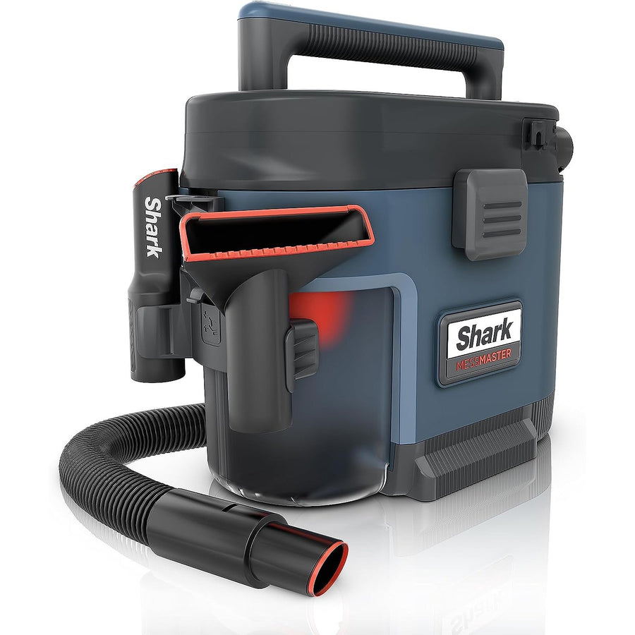 Shark MessMaster 1 Gallon Portable Wet/Dry Vacuum Great for Pets, Cars - Refurbished