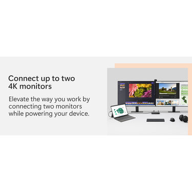 Microsoft Surface Thunderbolt Dock, Docking Station with 2 Year Warranty Bundle