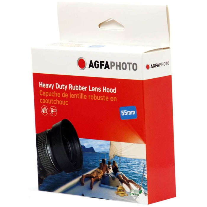 Agfa 55mm Heavy Duty Rubber Lens Hood - APSLH55