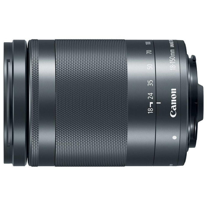 Canon EF-M 18-150 f/3.5-6.3 IS STM Zoom Lens for EOS M Series Cameras - Graphite