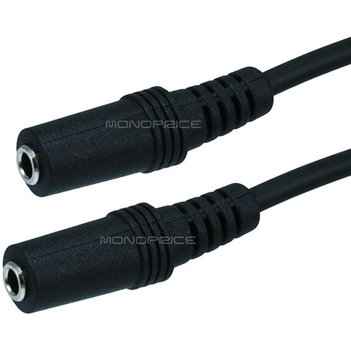 Monoprice 6-inch 3.5mm Splitter Stereo Plug/Two 3.5mm Stereo Jack Cable