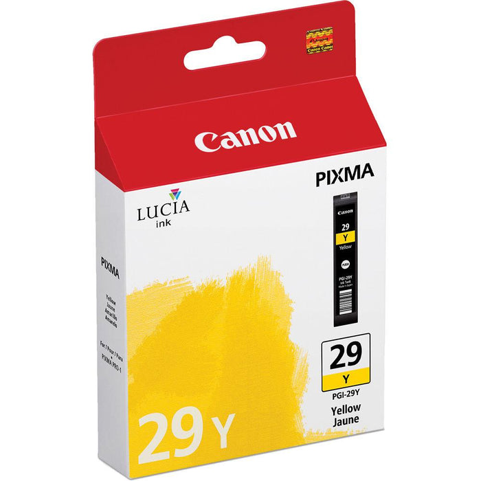 Canon PGI-29 Y - LUCIA Series Yellow Ink Cartridge for Canon PIXMA PRO-1 Printer