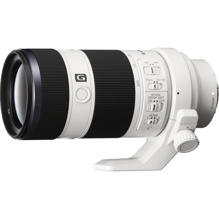 Sony 70-200mm F4 G OIS Interchangeable E-Mount Lens for Sony Alpha Cameras - OPEN BOX