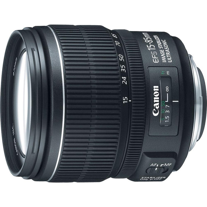 Canon EF-S 15-85mm f/3.5-5.6 IS USM Standard Zoom Lens Exclusive Pro Kit