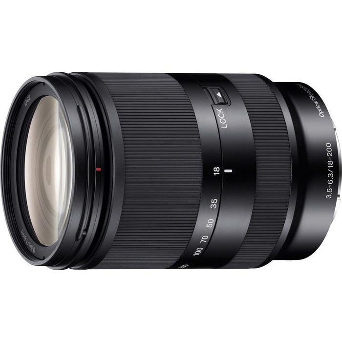 Sony SEL18200LE  Zoom lens - 18mm- 200 mm - f/3.5-5.6 OSS    **OPEN BOX**