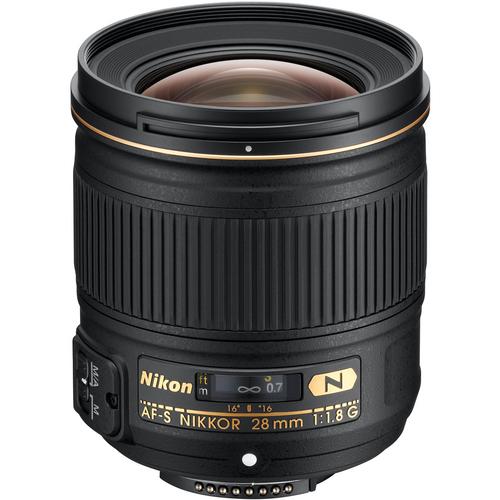 Nikon AF-S NIKKOR 28mm f/1.8G Lens w/ Nikon 5-Year USA Warranty Pro Kit