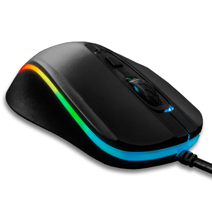 Deco Gear Wired Gaming Mouse - 800-5000 DPI Adjustable - 11 RGB Modes - DGGMOUS