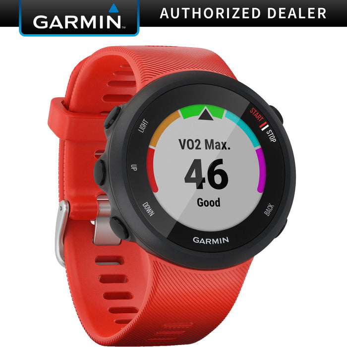 Garmin Forerunner 45 GPS Running Watch (42mm)(Lava Red)