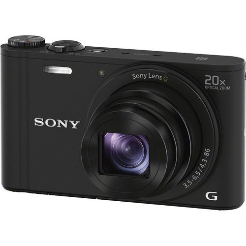 Sony Cyber-shot DSC-WX350 Digital Camera (Black) - OPEN BOX