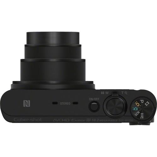 Sony Cyber-shot DSC-WX350 Digital Camera (Black) - OPEN BOX