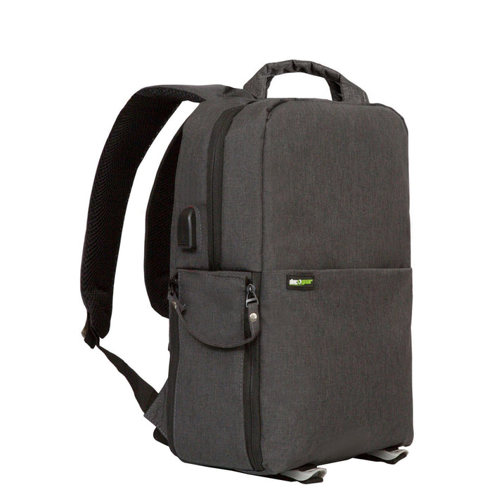 Deco Photo Photo and Video Backpack for Mirrorless and DSLR Cameras and Drones (Dark Grey)