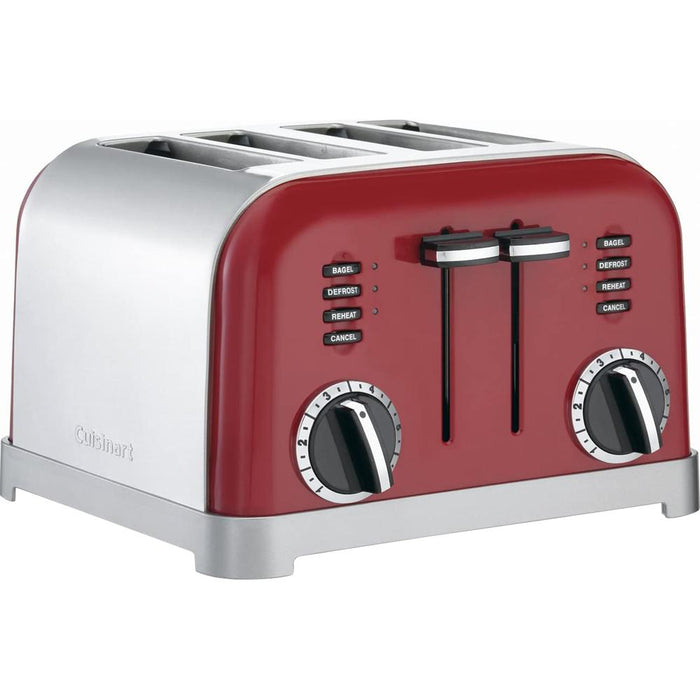 Cuisinart CPT-180MR 4-Slice Metal Classic Toaster (Mettalic Red)