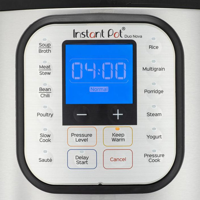 Instant Pot Duo Nova 6-Quart Multi-Use Pressure Cooker, Saute Pan, Steamer & More