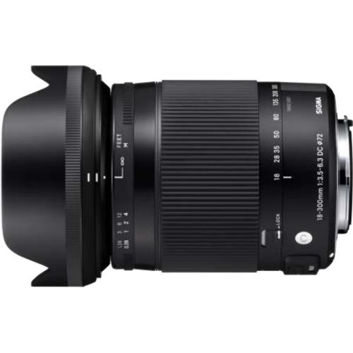 Sigma 18-300mm F3.5-6.3 DC Macro OS HSM Lens (Contemporary) for Canon EF Cameras
