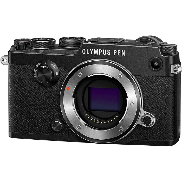 Olympus PEN-F 20MP Mirrorless Micro Four Thirds Digital Camera Body (Black) Refurbished
