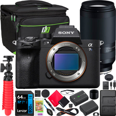 Sony a7S III Mirrorless Full Frame Camera Body Kit + Tamron 70-300mm Lens Bundle