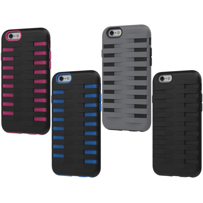 Urge Basics Cobra Apple iPhone 6 Silicone Dual Protective Case - Black/Blue