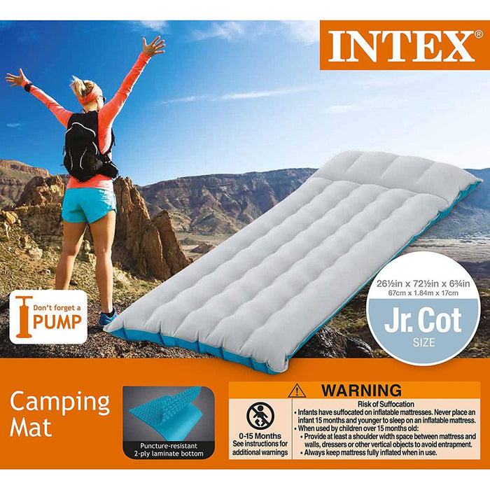 Intex Inflatable Camping Mattress, Grey