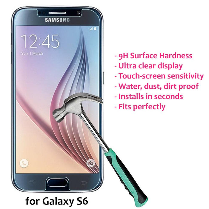 Hashub Goods HD 9H Tempered Glass Clear Screen Protector for Samsung Galaxy S6