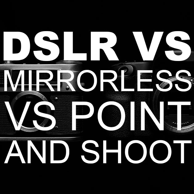 DSLR vs Mirrorless vs Point and Shoot