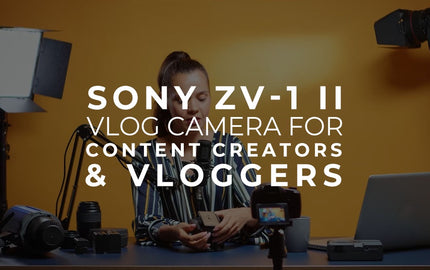 Sony ZV-1 II VLOG Camera for Content Creators & Vloggers