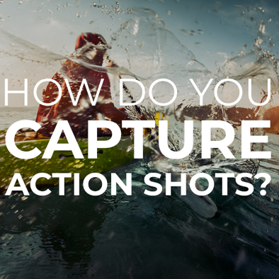 How do you capture action shots?